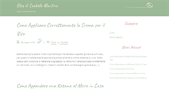 Desktop Screenshot of isabellemartine.com